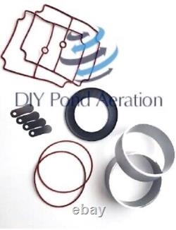 1/2hp Kasco Teich-Aire Compressor Aerator PUMP Rebuild Service KIT KM-120 771181