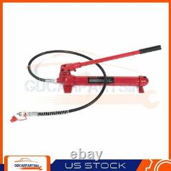 10 Ton Porta Power Hydraulic Jack Air Pump Lift Ram Repair Tool Kit Auto Body