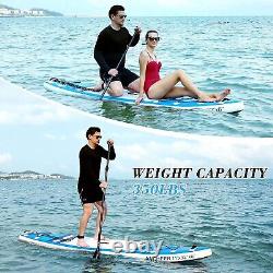 11 FT Inflatable Stand Up Paddle Board SUP with Electric Pump Repair Kit Pack /