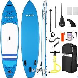 11 FT Inflatable Stand Up Paddle Board SUP with Electric Pump Repair Kit Pack US