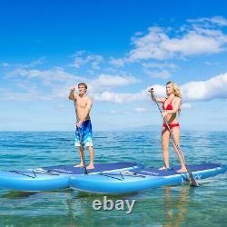 11FT Inflatable Stand Up Paddle Board SUP No Slip Deck with complete kit+ Bag US