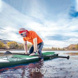 11FT Inflatable Stand Up Paddle Board SUP with Electric Pump Repair Kit Green US
