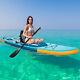 11ft Inflatable Stand Up Paddleboard Sup With Kayak Seat Repair Kit Pump 6.5''t