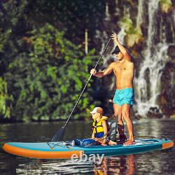 11Ft Inflatable Stand up Paddleboard SUP with Kayak Seat Repair Kit Pump 6.5''T