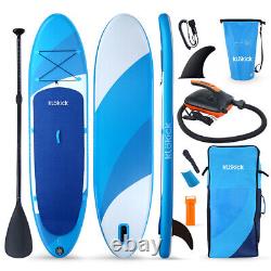 11ft Inflatable Stand Up Paddle Board Surfboard Complete Kit with Electric Pump US