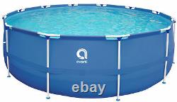 16in1 Best SWIMMING POOL 366cm 12FT Garden Round Frame Ground Pool + PUMP SET