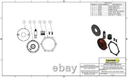 17100 Banjo 1-1/2 & 2 Cast Iron Pump Repair Kit For Centrifugal Pumps