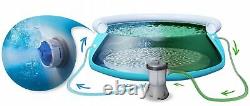 17in1 SWIMMING POOL BESTWAY 457cm 15ft Garden Round Above Ground Pool + PUMP SET