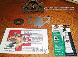 3 FULL Stainless Water Pump Repair Kits Mercruiser Seawater Raw Sea (Wearplates)