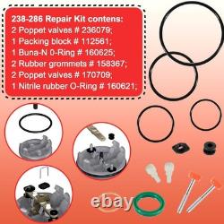 Air Motor Repair Kit for 51 Fireball Oil Pumps, Fits Graco 300 Pump, Durable Pa