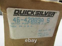 B14 Mercury Quicksilver 46-42089A 5 Water Pump Repair Kit OEM New Factory Parts