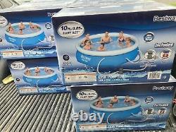 Bestway 10' x 30 Fast Set Above Ground Swimming Pool with Filter Pump