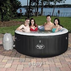 Bestway 54124 SaluSpa Portable 4-Person Round Inflatable Hot Tub Spa with Pump