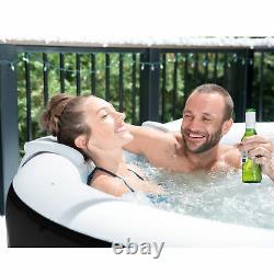 Bestway 54124 SaluSpa Portable 4-Person Round Inflatable Hot Tub Spa with Pump