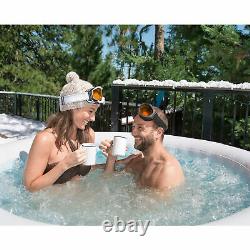 Bestway 54124 SaluSpa Portable 4-Person Round Inflatable Hot Tub Spa with Pump