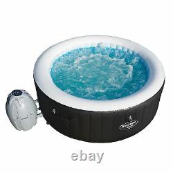 Bestway 54124 SaluSpa Portable 4-Person Round Inflatable Hot Tub Spa with Pump