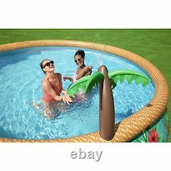 Bestway Paradise Palms 15 x 33 Fast Set Inflatable Ring Pump Above Ground Pool