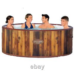 Bestway SaluSpa Helsinki 7 Person Portable Inflatable Hot Tub AirJet Spa with Pump