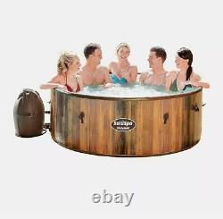 Bestway SaluSpa Helsinki 7 Person Portable Inflatable Hot Tub AirJet Spa with Pump