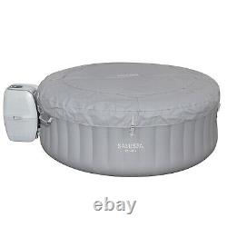 Bestway St. Lucia 67 x 26 Inch SaluSpa AirJet Inflatable Hot Tub with Jets, Gray
