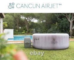 Brand NEW Lay Z Spa Cancun 2021 Version 4 Person Inflatable Hot Tub FREE P&P
