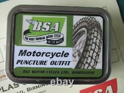 Bsa A50 A65 B44 B25 C25 Motorcycle Toolkit, Pump & Puncture Repair Kit