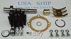 Crusader 20311 Sherwood Major Repair Kit 11068 + Shaft Pump E35 E-35 Impeller