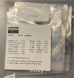 Dayton (1) 6PY79 Air Motor Pump Repair Kit For 3/4 And 1 New Sealed Complete