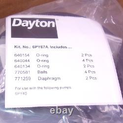 Dayton Liquid End Repair Kit for 6PY40 Diaphragm Pump 6PY67A