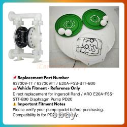 Diaphragm Pump Repair Kit 637309-TT for Ingersoll Rand ARO PD20 Diaphragm Pump