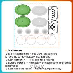 Diaphragm Pump Repair Kit 637309-TT for Ingersoll Rand ARO PD20 Diaphragm Pump