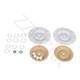 Diaphragm Pump Repair Kit Fits Ingersoll Rand Aro Pump 66605j244 63714044