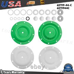 Diaphragm Pump Repair Kit for ARO 66610X 66611X 66612X 66613X 637119-44-C