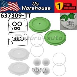 Diaphram Pump Repair Kit 637309-TT Fits Ingersoll Rand ARO Diaphragm Pump PD20