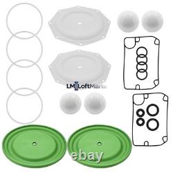 Diaphram Pump Repair Kit 637309-TT fit Ingersoll Rand ARO Diaphragm Pump PD20
