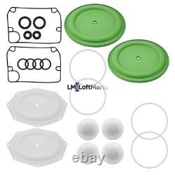 Diaphram Pump Repair Kit 637309-TT fit Ingersoll Rand ARO Diaphragm Pump PD20