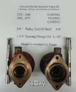 Double Pocket Dual Impeller Pump Major Repair Kit For Sherwood D55 D-55 Chrysler