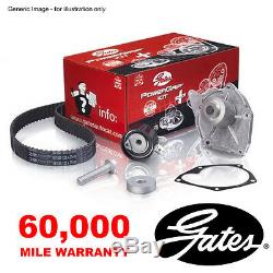 Gates Timing Cam Belt Water Pump Kit For Peugeot 307 308 407 508 607 807 Expert