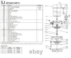 Goulds SJ07KIT Repair Rebuild Kit for Goulds SJ07 Shallow Water Well Jet Pump