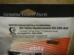 Graco 239952 Air Valve Repair Kit 3/8 Husky 307 and 715 Pumps NOS 406-403