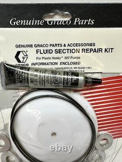 Graco Fluid Section Repair Kit, D03331, for Plastic Husky 307 pumps