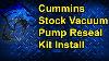How To Reseal A Stock Vacuum Pump 94 02 Dodge Cummins 5 9l