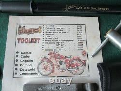 James Motorcycle Toolkit, Pump & Puncture Repair Kit- State Model Required