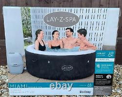 Lazy Spa Lay Z Spa Miami Hot Tub New 2021 Model Freeze Shield RRP Is £499.99