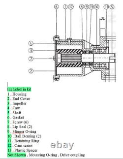 Major Repair Kit for Johnson Pump 10-24394 10-24394-01 10-24394-02 10-24394-03