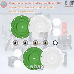 NEW Fluid Section Repair Kit 637119-A4-C For ARO Ingersoll Rand Diaphragm Pump