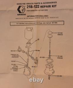 NEW GRACO 218-122 Pump Repair Kit
