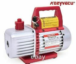 NEW Kozyvacu AUTO AC Repair Complete Tool Kit with 1-Stage 3.5 CFM Vacuum Pump