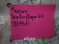 NEW OEM 0710 Mercury Quicksilver 18545A1 Trim Pump Repair Kit (18545)