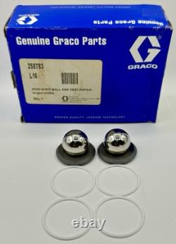 NEW OEM GRACO 258783 L16 Ball And Seat Repair Kit For Z-SERIES PUMP SHIPS FREE